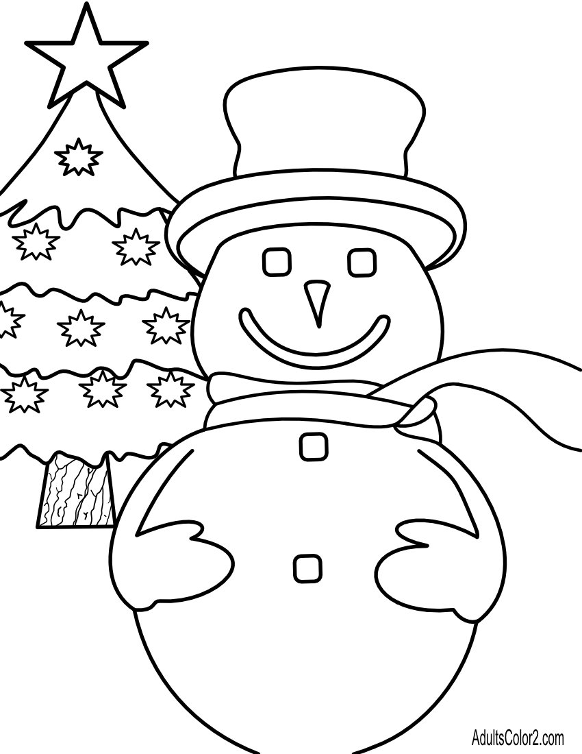 Printable Free Christmas Coloring Pages