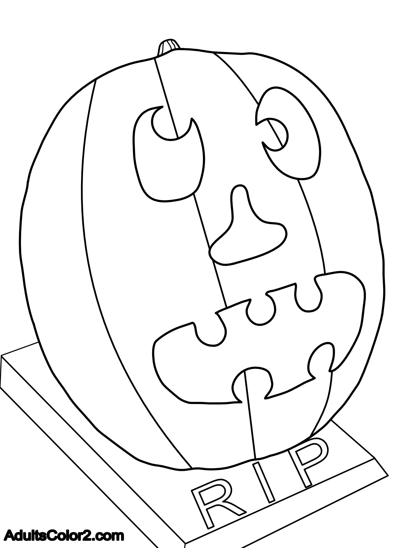 Merry Halloween Coloring Pages